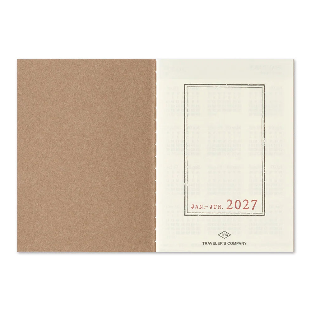 TRAVELER'S COMPANY Passport Size Diary 2027 - Weekly