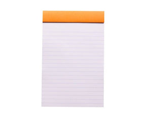 Rhodia #14 Classic Staplebound Notepad - Orange
