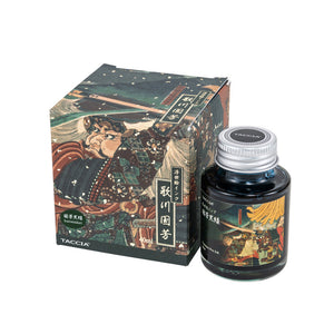 Taccia Ukiyo-e Ink Kuniyoshi - Kuromidori (Black Green)