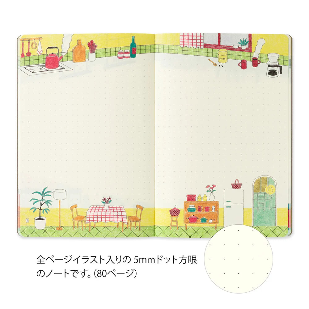 Midori Yuru Log Notebook B6 - Daily Life