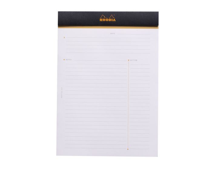 Rhodia #16 Classic Staplebound Notepad - Black