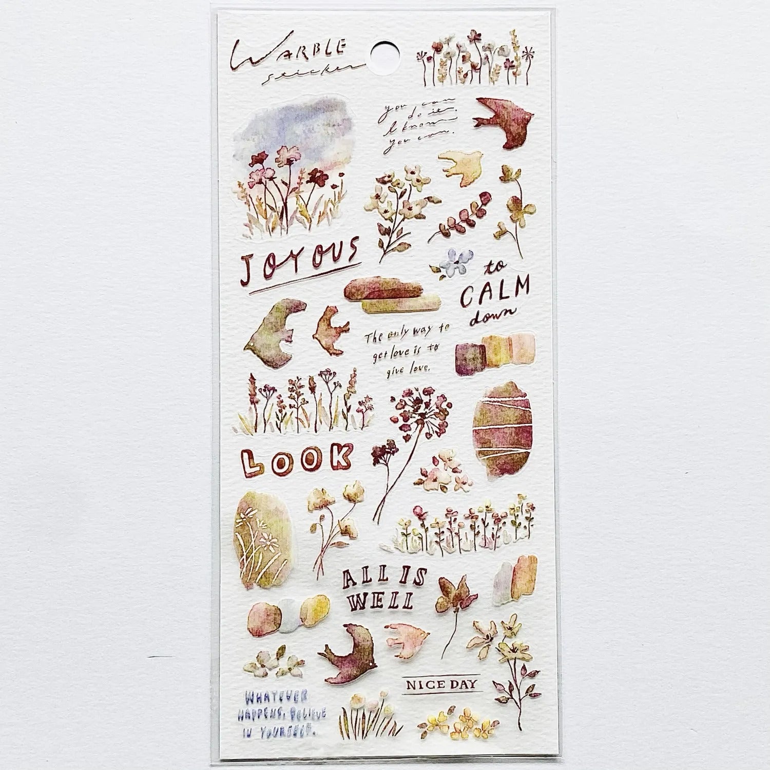 Mind Wave Stickers - Brown Wobble Stickers