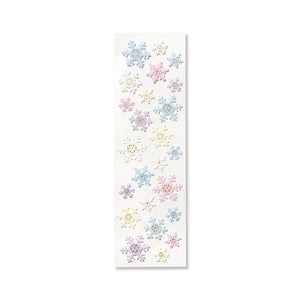 G.C. PRESS - Brushed Snowflake Sticker