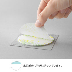 Midori Sticky Note - Transparency Flower Garden