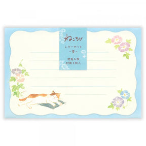 NB.CO - Mini Letter Set - Cat and Morning Glory