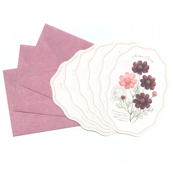 NB.CO - Mini Letter Set - Cosmos Flowers