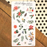 The Well Appointed Desk - Winter Florals Sticker Sheet
