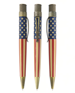 Retro 1951 "Vintage Metalsmith" - Tribute 250 Flag Rollerball