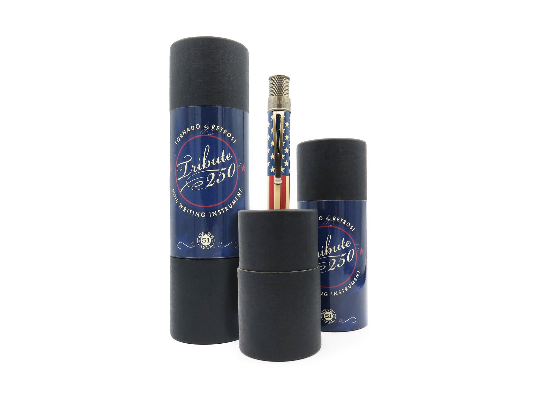 Retro 1951 "Vintage Metalsmith" - Tribute 250 Flag Rollerball