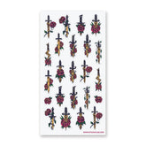 STICKII Sticker Sheet - Floral Swords