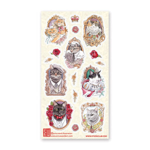 STICKII Sticker Sheet - Fancy Felines