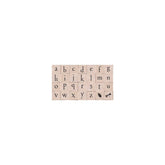 Hero Arts Wooden Stamp - Printer's Type Lower Alphabet