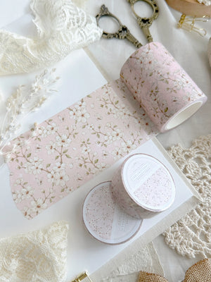 Leelajournals Washi Tape - Pink Sakura Floral