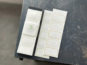 Oeda Letterpress - 5 Frame Label Book