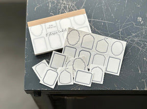 Oeda Letterpress - 8 Shape Label book