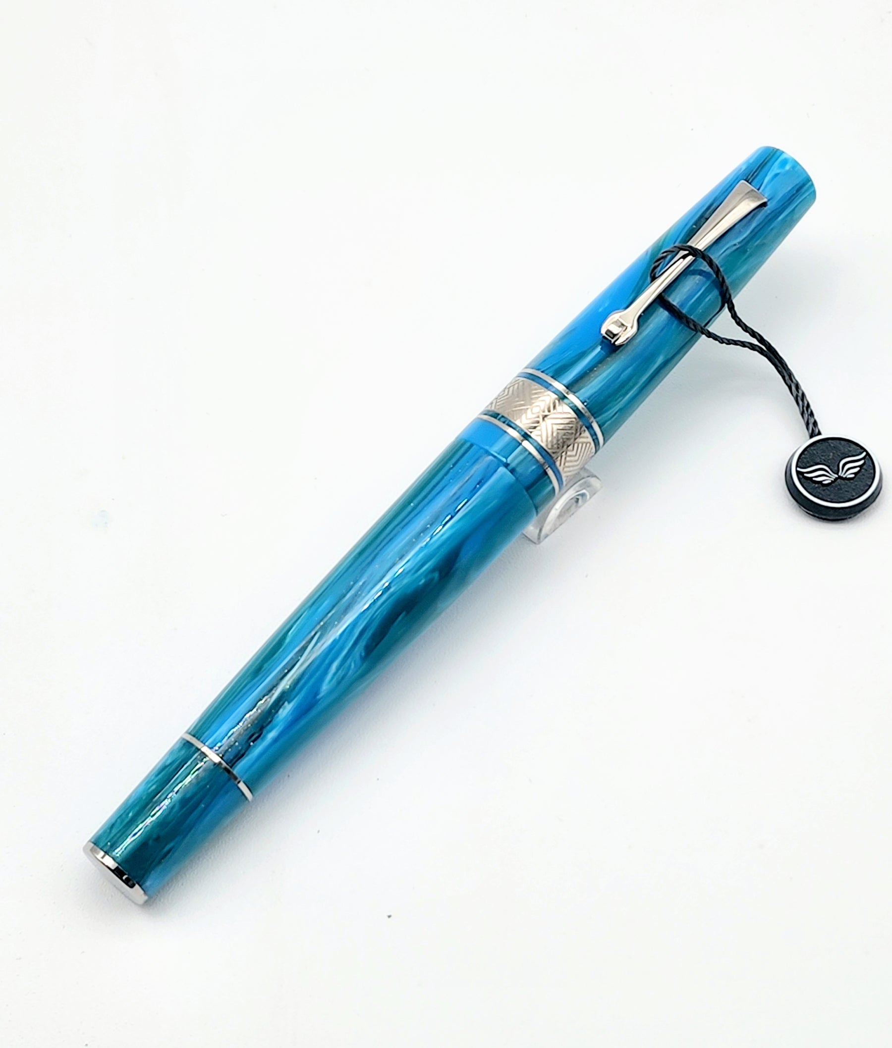 Leonardo Supernova - Star Light Blue Ruthenium Trim Fountain Pen
