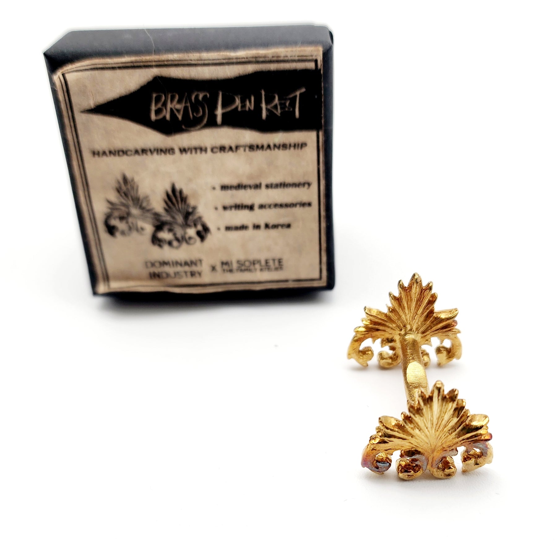 Dominant Industry Brass Pen Rest