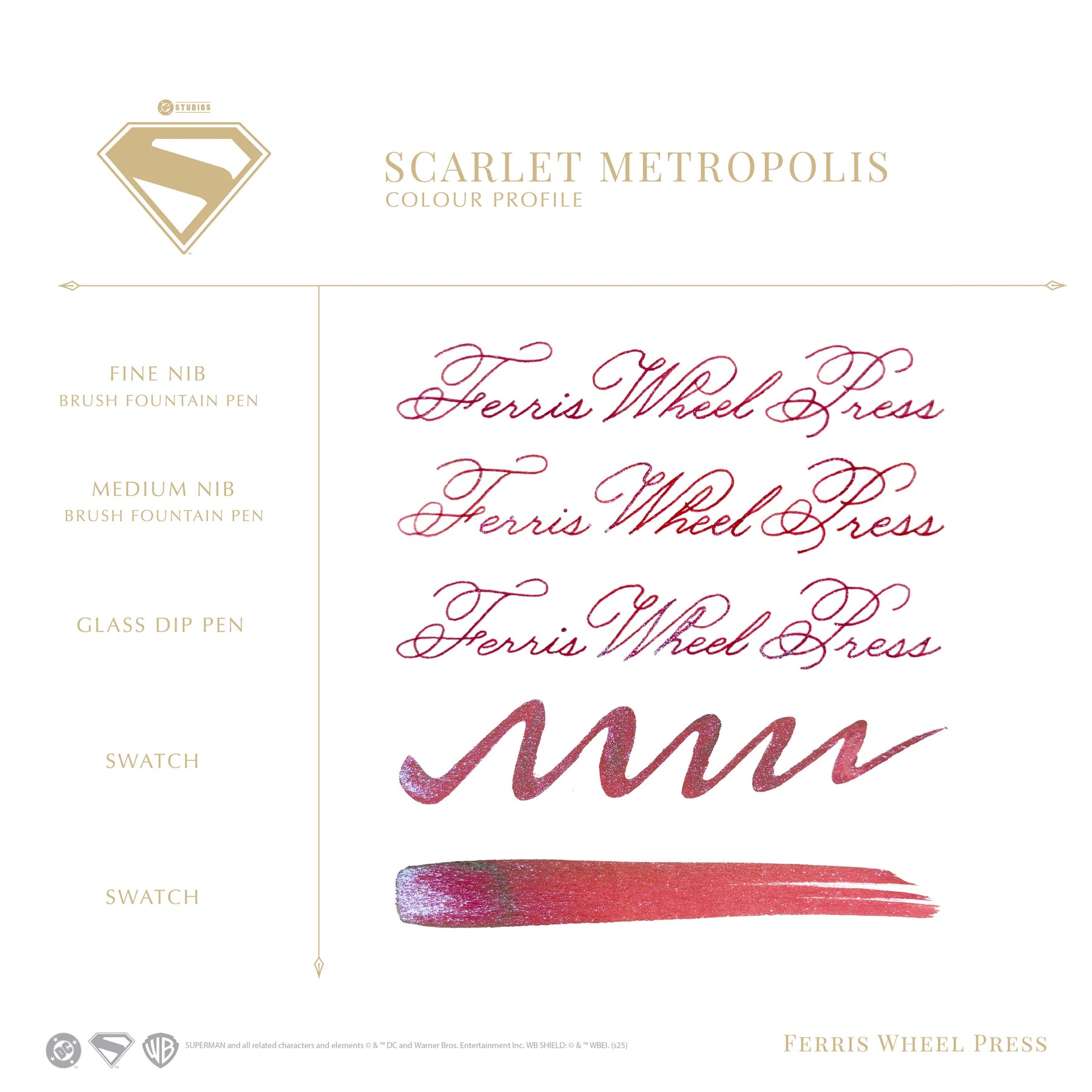 Ferris Wheel Press  - Superman Scarlet Metropolis