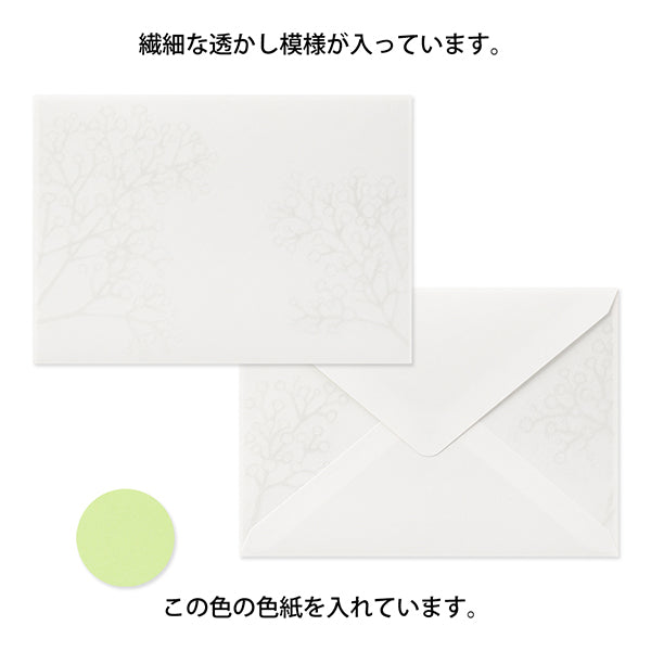 Midori Envelopes - Watermarks Baby's Breath