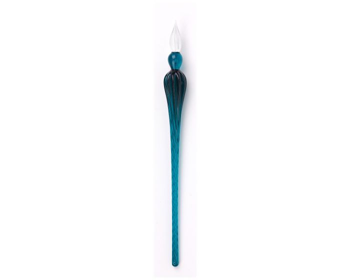 Jacques Herbin Glass Dip Pen- Emerald 7 1/2"