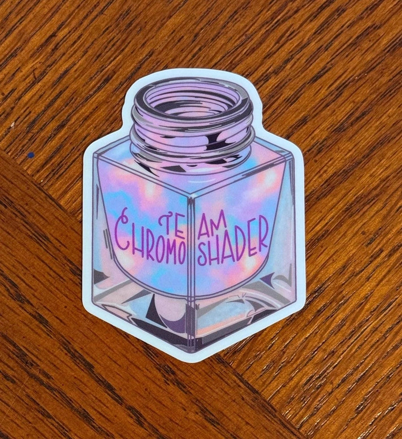 Blueprintery - Sticker - Team Chromoshader Ink Bottle
