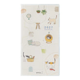 Midori 2027 Pocket Diary Slim (B6) - Cat