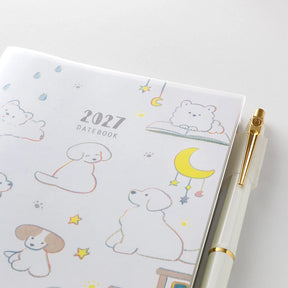 Midori 2027 Pocket Diary - (B6) Dog