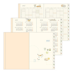 Midori 2027 Pocket Diary - (B6) Cat