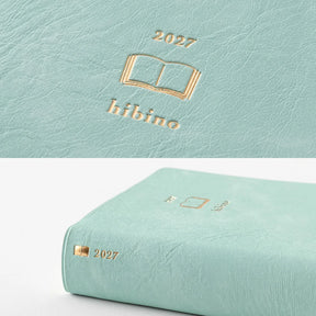 Midori Diary Hibino 2027 Blue Green - A6