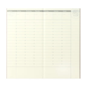 TRAVELER'S COMPANY Regular Sized Refill - 018 Free Diary Weekly Vertical