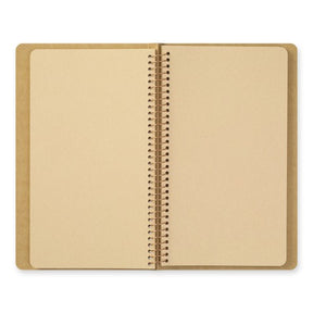 TRAVELER'S COMPANY A5 Slim Spiral Ring Kraft Paper - Blank