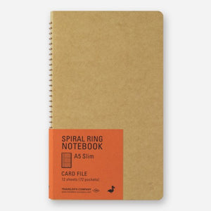 TRAVELER'S COMPANY Slim Spiral Ring - A5 Card File