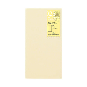 TRAVELER'S COMPANY Regular Sized Refill 025 - Cream Blank