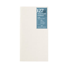 TRAVELER'S COMPANY Regular Sized Refill - 027 Watercolor Paper
