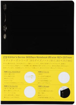 Stalogy 018 Notebook- 365 Day - Grid - B5