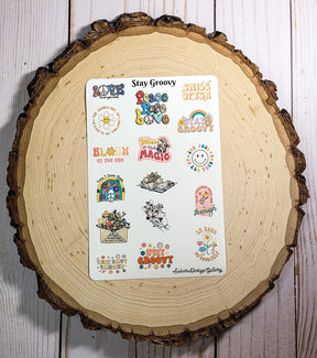 Sakura Design Gallery - Vinyl Stickers - Stay Groovy