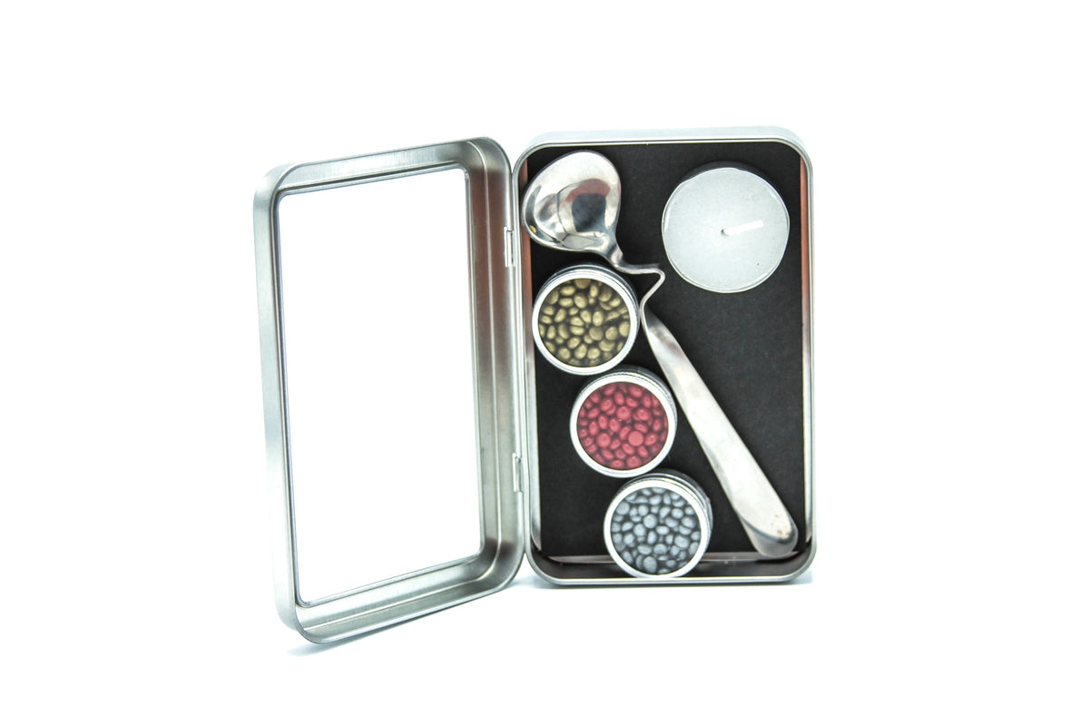 Global Solution Sealing Wax Bead Kit - Gold, Red, and Silver