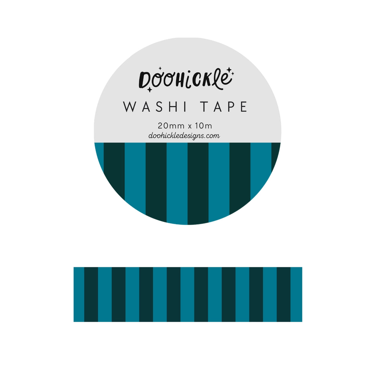 Doohickle Designs - Washi Tape - Midnight Blue Stripes