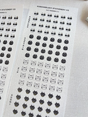 Kuboandlucy Stationery Co. Sticker Sheet - Cat Friends