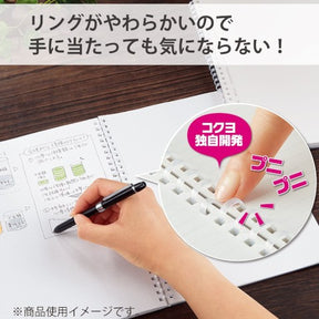 Kokuyo B5 Soft Ring Notebook - Dot Grid
