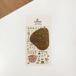 Suatelier Design - Sticker Sheet - On the Desk