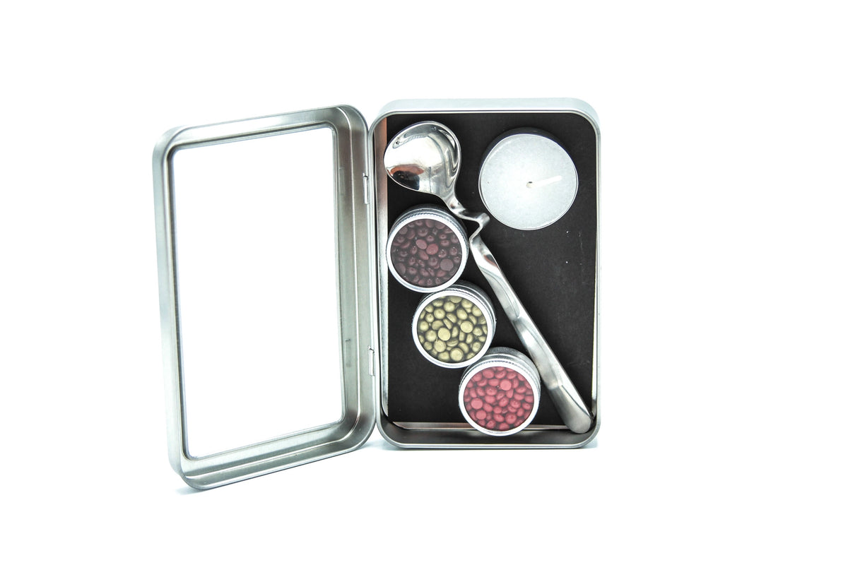 Global Solution Sealing Wax Bead Kit - Red, Cranberry and Gold