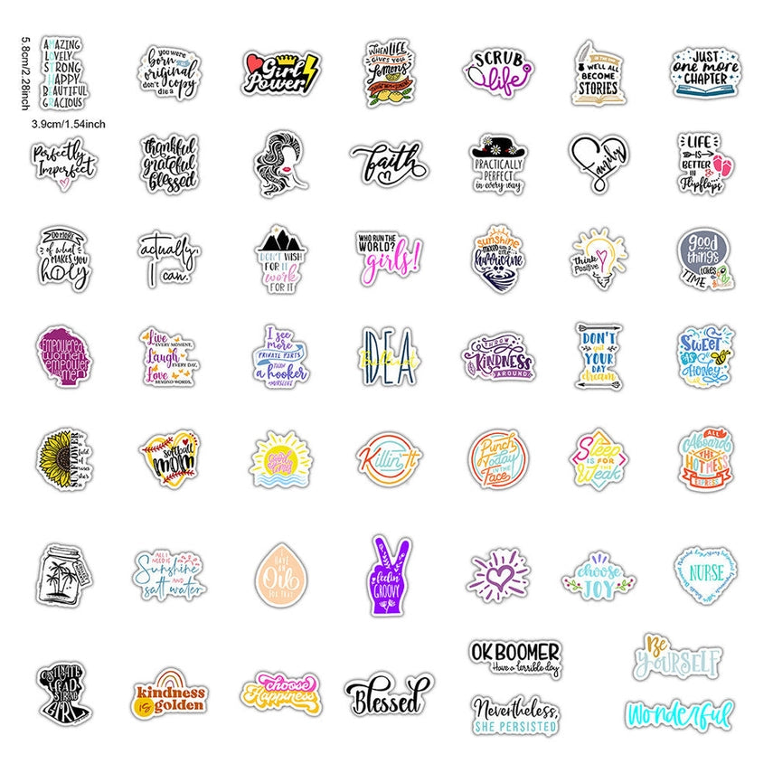 Oria & Co. - Stickers - Motivational Quote