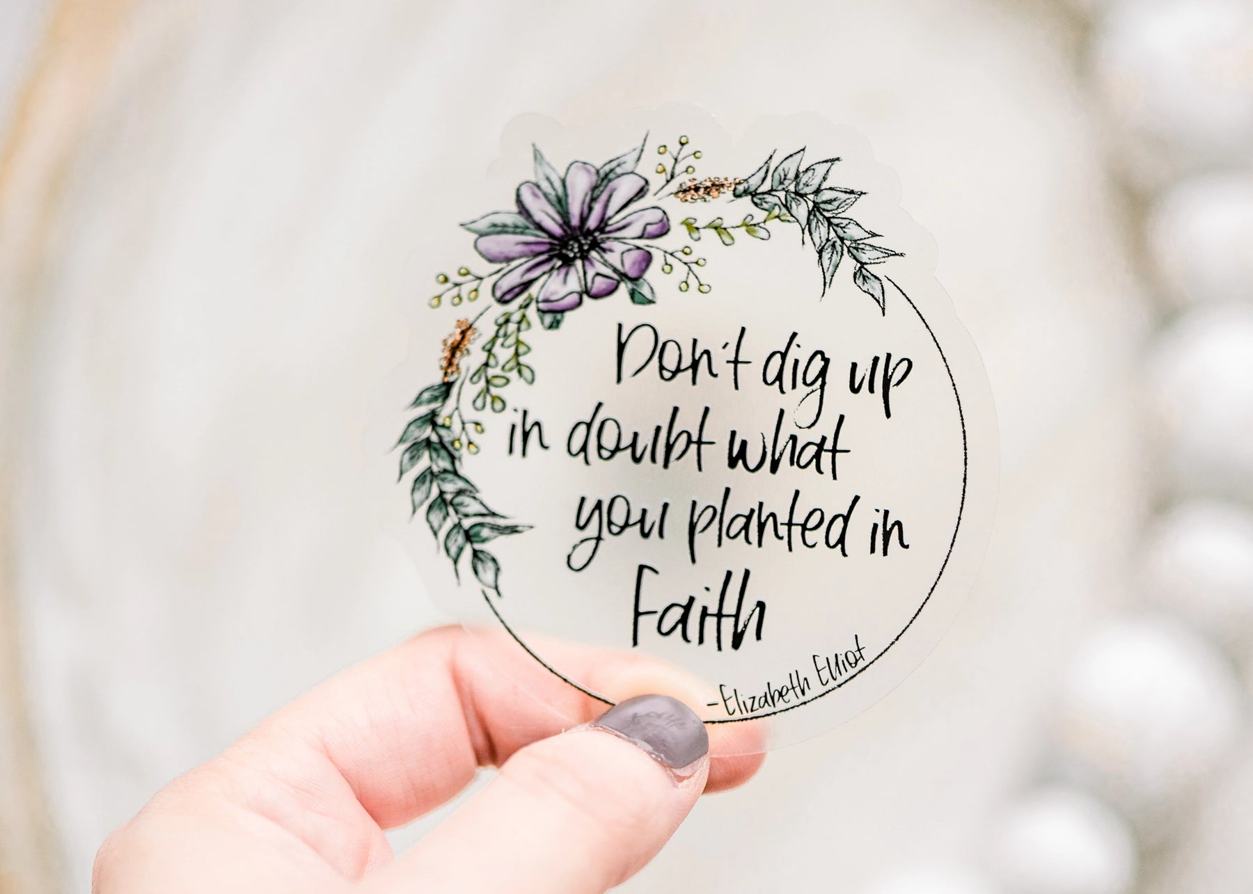 Savannah and James Co - Vinyl Sticker - Don't Dig Up