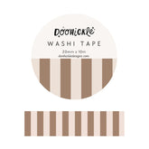 Doohickle Designs - Washi Tape - Latte Stripe