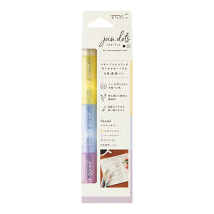 Midori Joined Dots Pen - Pastel