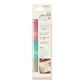 Midori Joined Dots Pen - Milky