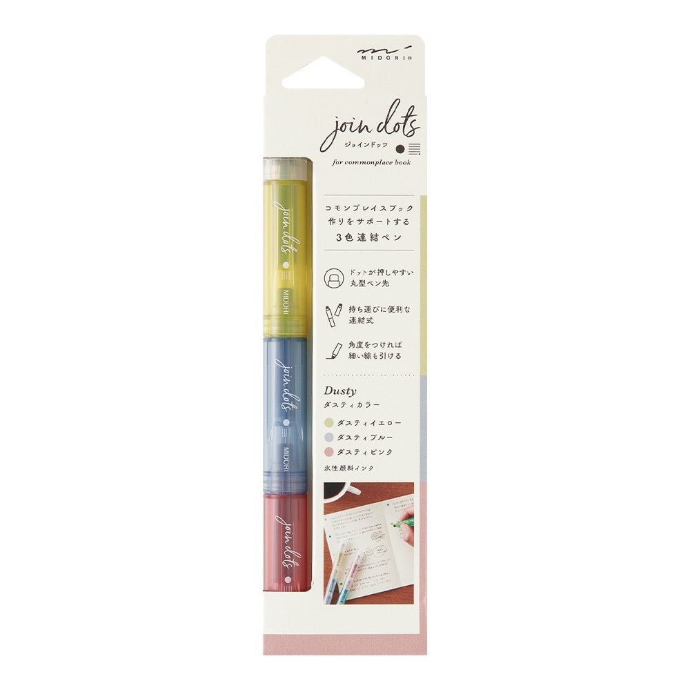 Midori Joined Dots Pen - Dusty