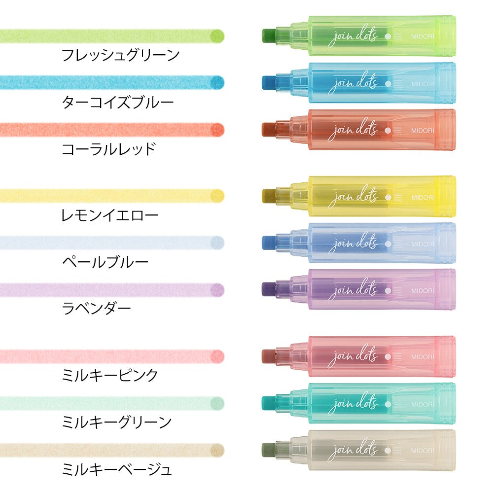 Midori Joined Dots Pen - Light Tone