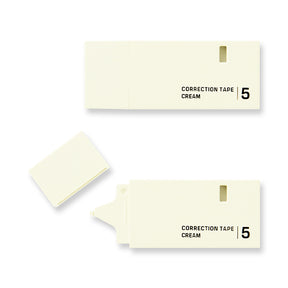 Midori Correction Tape - 5mm Cream